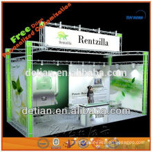aluminium truss exhibit display stand for trade show, lighting truss display stand